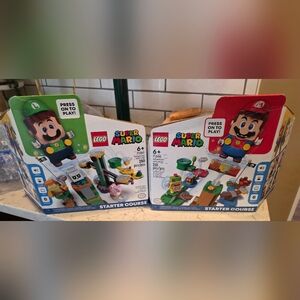 Lego Super Mario Starter # 71387 & 71360 Mario And Luigi Sets Both Are Included
